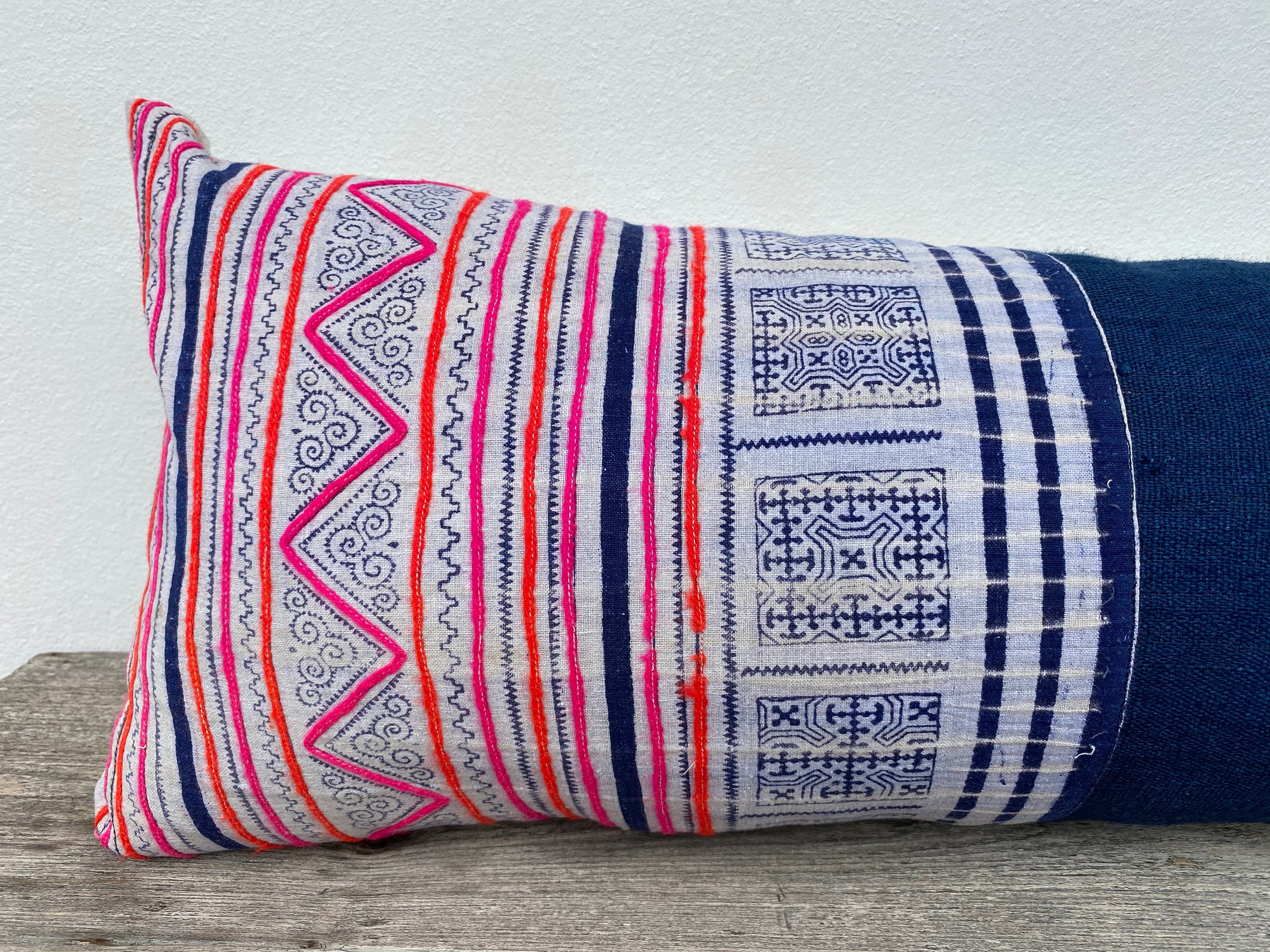 HMONG PILLOW LUMBAR 12 X 36 Pillow Case/ Hmonghemp Fabric Etsy