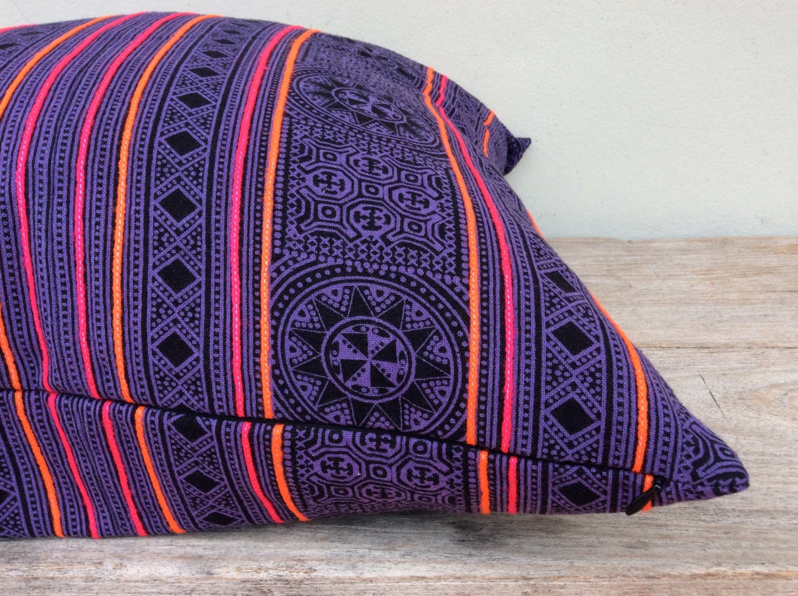 Tribal Tradition Design Ethnic Style Hand Print Cushion Chic Etsy