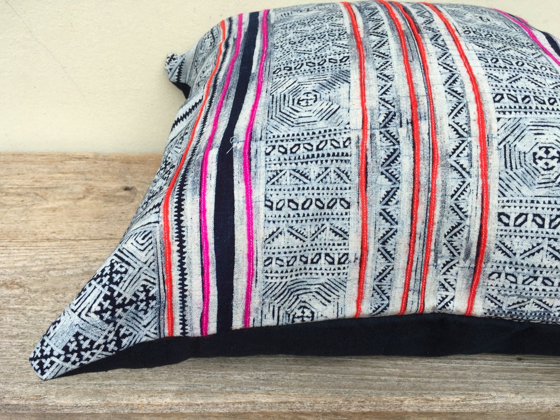 20 x 20 HMONG PILLOW hmong cushionHamp hmong hmong Etsy