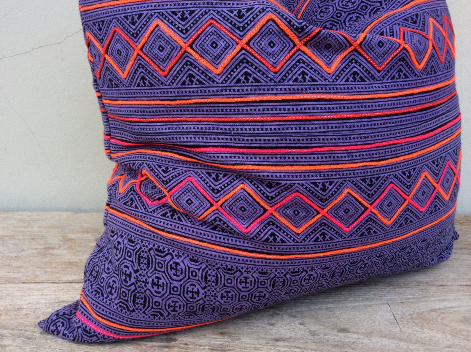 20 X 20 HMONG PILLOW Hmong Cushionhamp Hmong Hmong Etsy