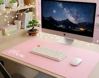 Personalized Name Desk Mat • Large Washable Non-Slip Mouse Pad