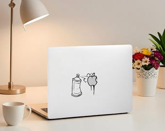 Spray Paint Apple MacBook Air Pro-hoesje| Minimalistisch artistiek harde hoes laptop| MacBook Air 13/15 inch| MacBook Pro 13/14/15/16