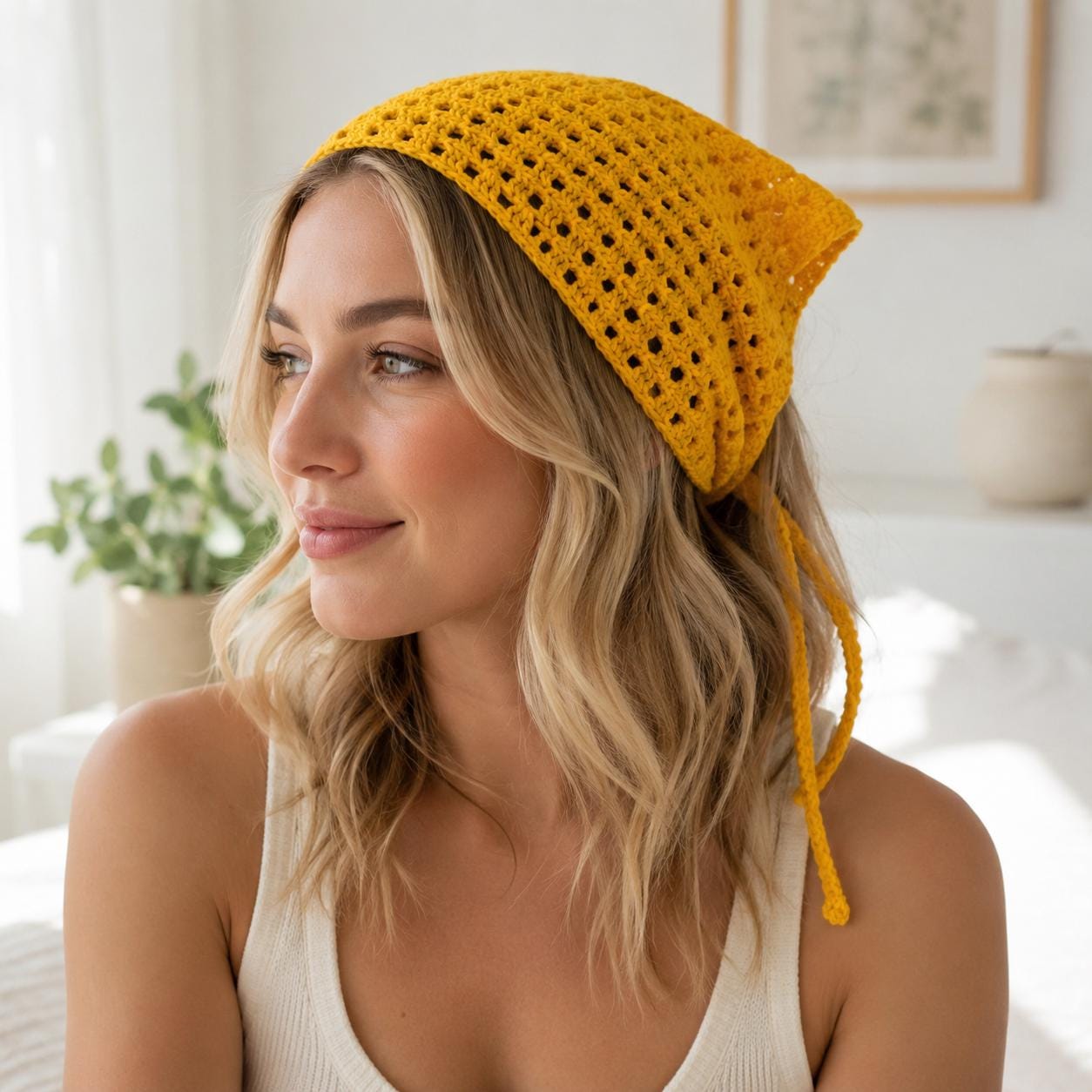 38 Head Scarf Crochet Patterns for Bandanas, Kerchiefs, and Stylish Wraps 25 Crochet Bandana Pattern: Easy Beginner Boho Headscarf