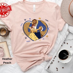 Disney Beauty And The Beast Valentine Shirt,Belle The Beast Couple Shirt