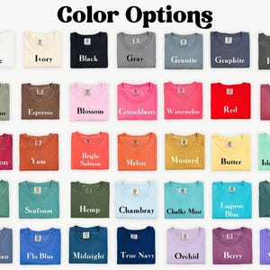 Comfort Colors® Hearts Long Sleeve T-Shirt, Love Valentines Day Shirt, Loved Ones Gifts image 12