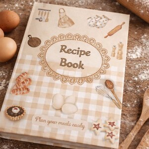 Eid Dessert Planner | Minimal Recipe Book Printable | Baking Journal | Kitchen Planner | Digital Recipe Binder | Eid Sweets Recipes