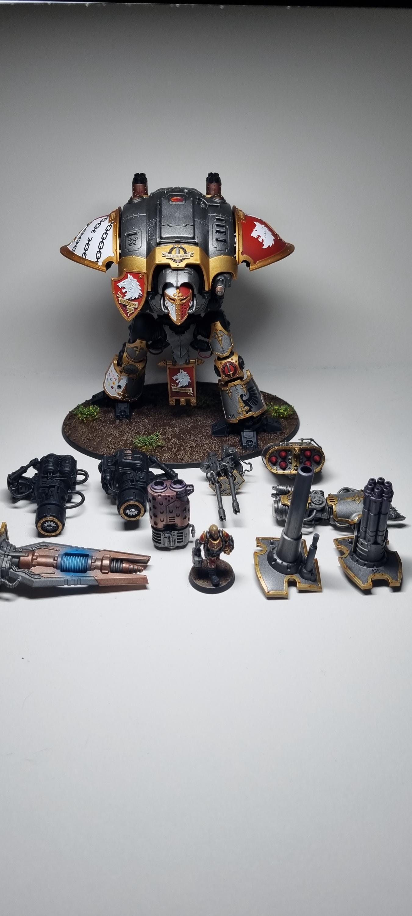 Canis Rex Imperial Knight Fully Magnetized Commission Painted (any