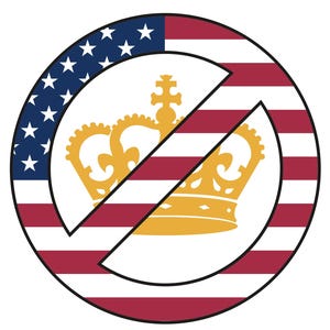 Keine Könige USA Sticker