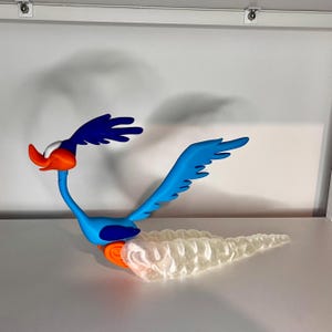 Estatua coleccionable del Correcaminos de los Looney Tunes - Modelo impreso en 3D - Idea de regalo de dibujos animados