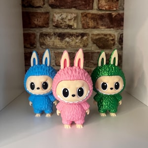 Labubu die Monsterelve Anime Stil Sammler Spielzeug Modell - 3D Gedruckt - Cartoon Geschenkidee Verschiedene Farben