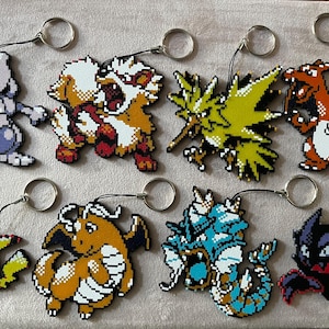 Retro 8-bit Gaming Large Pokemonster Style Keyring Backpack Buddy collection 1 gift idea