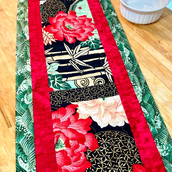 Asian Table Runner Etsy