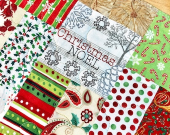 Patchwork Christmas Table Runner: Quilted Red and Green Holiday Decor