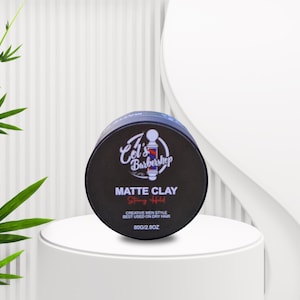 Matte Clay for Hair | Strong Hold Hair Styling Clay | Non-Greasy Grooming Product for Men | Natural Finish | Hair Wax Paste | Instant Hold