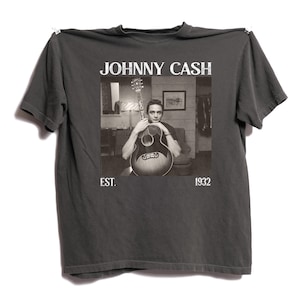 T-shirt Uomo 3stylershop – Johnny Cash "Folsom Prison Blues", 100% Cotone, Made In Italy