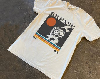 Camiseta Comfort Colors do filme Grease, camiseta vintage do filme