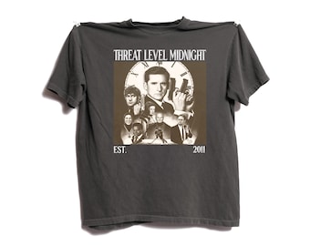 T-shirt Threat Level Midnight, T-shirt The Office Comfort Colors