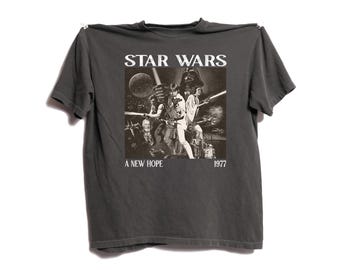 Camiseta retro de la película Star Wars: Una Nueva Esperanza, camiseta para viaje a Disney