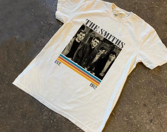 Camiseta de The Smiths de los 90, colores cómodos