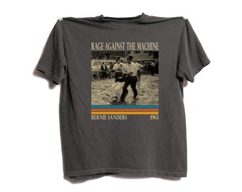 Rage gegen die Maschine Komfort Farben T-Shirt, Bernie Sanders Resist Shirt
