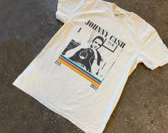 Johnny Cash Comfort Colors T-Shirt, Retro Music Tee