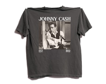 Johnny Cash Shirt, Vintage Music Tee, Comfort Colors