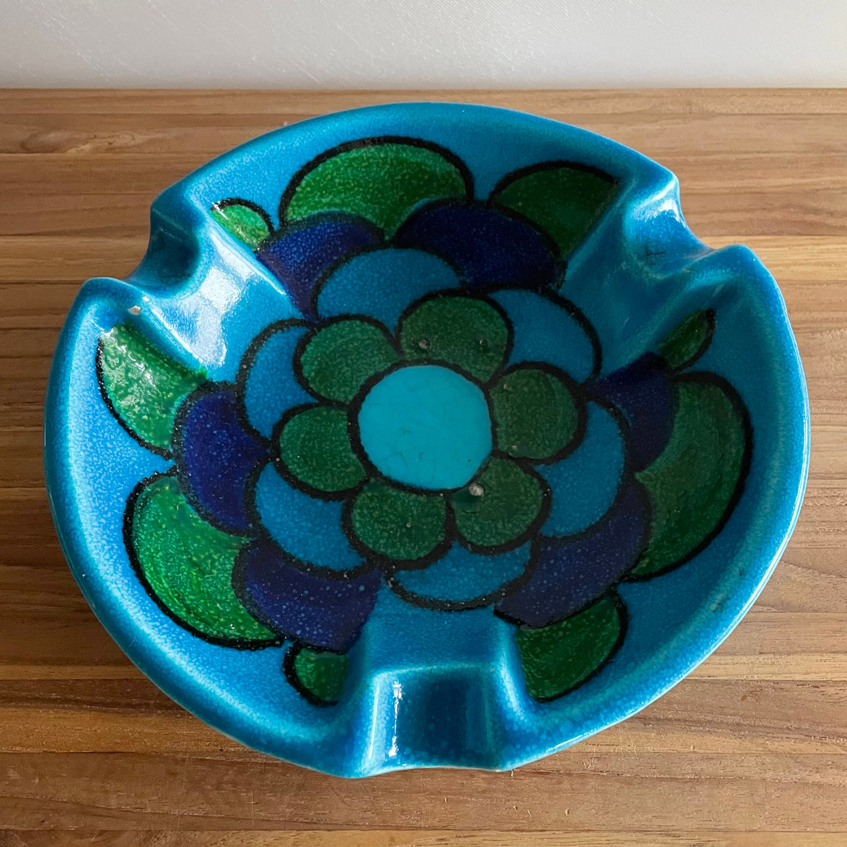 Vintage Mid-century Fat Lava Cigar Ashtray - Rosenthal Netter