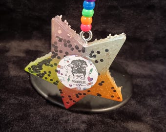 Rainbow Star Freshie