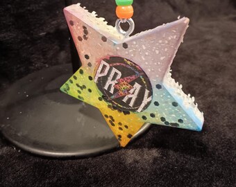 Rainbow Star Freshie