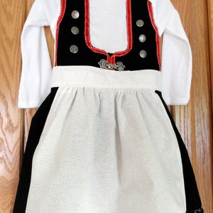 Baby bunad ALL BABY SIZES (Norwegian inspired dress)