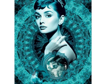 Audrey Hepburn Poster | Hollywood Decor Poster | Wall Decor | Home Decor | Easter Gift | Gift Idea for Fans