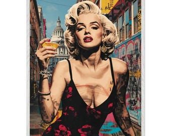 Marilyn Monroe Premium Poster – Timeless Hollywood Icon Glamour – High-Quality Matte Art Print