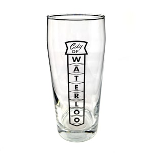 City of Waterloo Sign - 16oz Willi Becher style glass