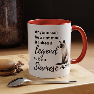 Siamese Cat, Cat Lover Mug, Cat Mom Mug, Cat Inspired Gifts, Birthday Gift for Cat Lovers, Cat Coffee Mug, Siamese Cat Gift, Siamese Cat Mug