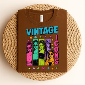 90s Girl Power PNG: Vintage Pop Art Clipart (digitaler Download)