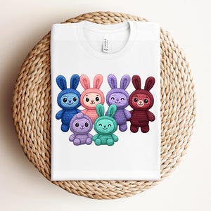 Clipartset Kawaii konijn: pastel pluche dier, png (digitale download)