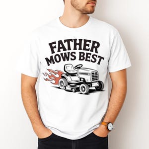 Le père tond le mieux PNG SVG – Design drôle tondeuse pour papa, cadeau Fête des Pères, t-shirt roi de la pelouset-shirt drôle pour papa