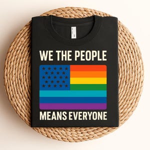 Drapeau patriotique arc-en-ciel PNG, Nous, le peuple, c'est tout le monde, Fichier Mois de la fierté LGBT, Égalité des droits, Défilé LGBT