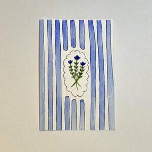 Lot de 6 cartes postales aquarelles personnalisées faites main