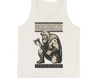 BERSERKER Viking Tank Top – Norse Warrior Gym Shirt | Old Gods Strength Project