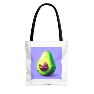 Cute Avocado Tote Bag - Eco-Friendly Shopping Bag for Avocado Lovers
