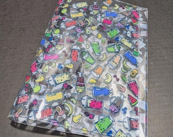 A5 Jelly Clear omslag |  Transparante tijdschriftomslag | Hobonichi | Leuchtturm |  Stalogie | Midori-planners | A5 Neef | Smoothiesontwerp