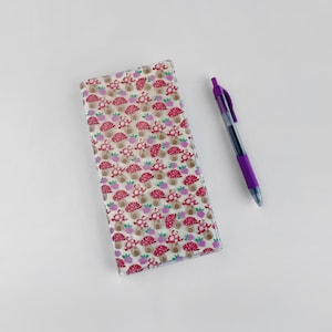 Jelly Clear Cover |  Transparent Journal Cover | Hobonichi | Weeks | Mega Weeks | Mushroom