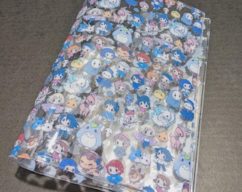 Jelly Clear Cover |  Transparent Journal Cover | Hobonichi | Leuchtturm |  Stalogy | Midori Planners | A5 Cousin | A6 Size | Anime Design