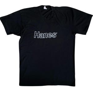 Vintage Hanes Spellout Tshirt Single Stitch