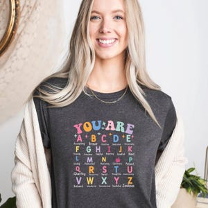 Back to School Teacher Appreciation T-Shirt – Thank You Teacher Graphic Tee – Cute Classroom Shirt – First Day of School Gift Tee