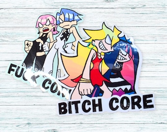 Panty & Stocking with Garterbelt, Angels, Polyester, Polyurethane, Stickers