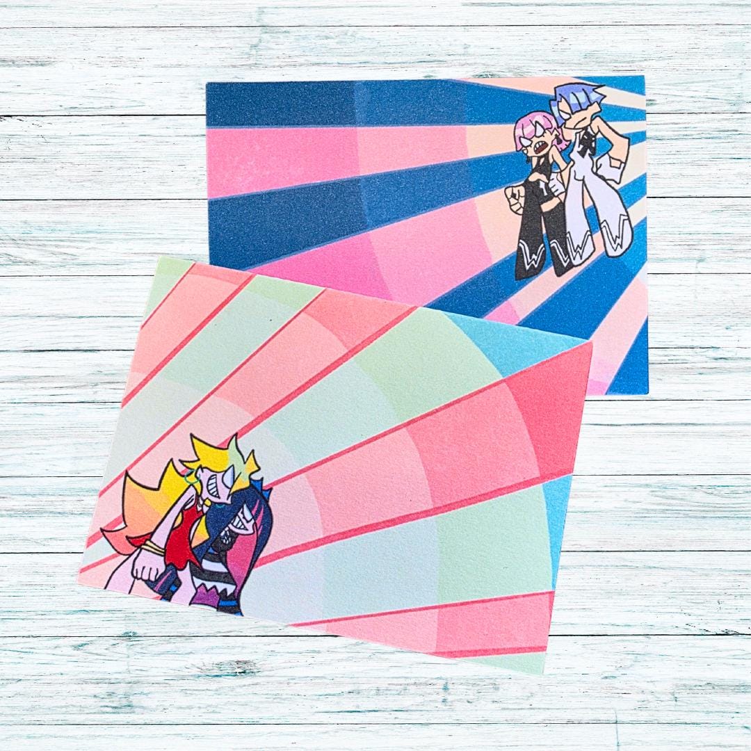 Panty and Stocking Card - Etsy
