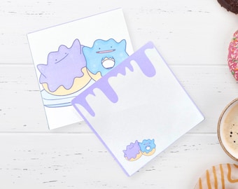 Handmade Ditto Donut Pokémon Notepad
