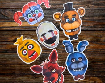Five Nights Sticker Set Movie 2 FNAF Horror